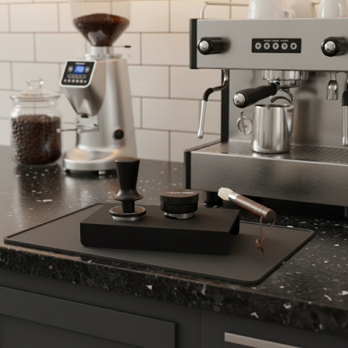 51mm Espresso Tamper Ripple Base Barista Grade Coffee Tool
