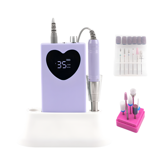 61-Piece Wireless Nail Drill Kit 35000RPM Rechargeable