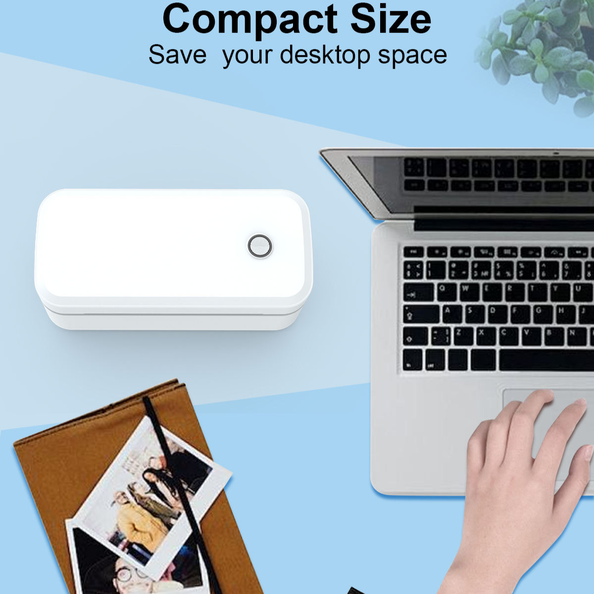 Portable 110mm Thermal Shipping Label Printer Set with Bluetooth