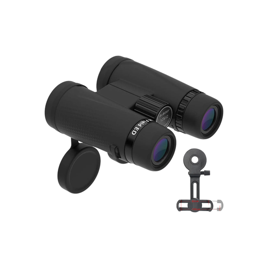 8x42 HD Binoculars with Flat-Field Optics for Outdoor Use