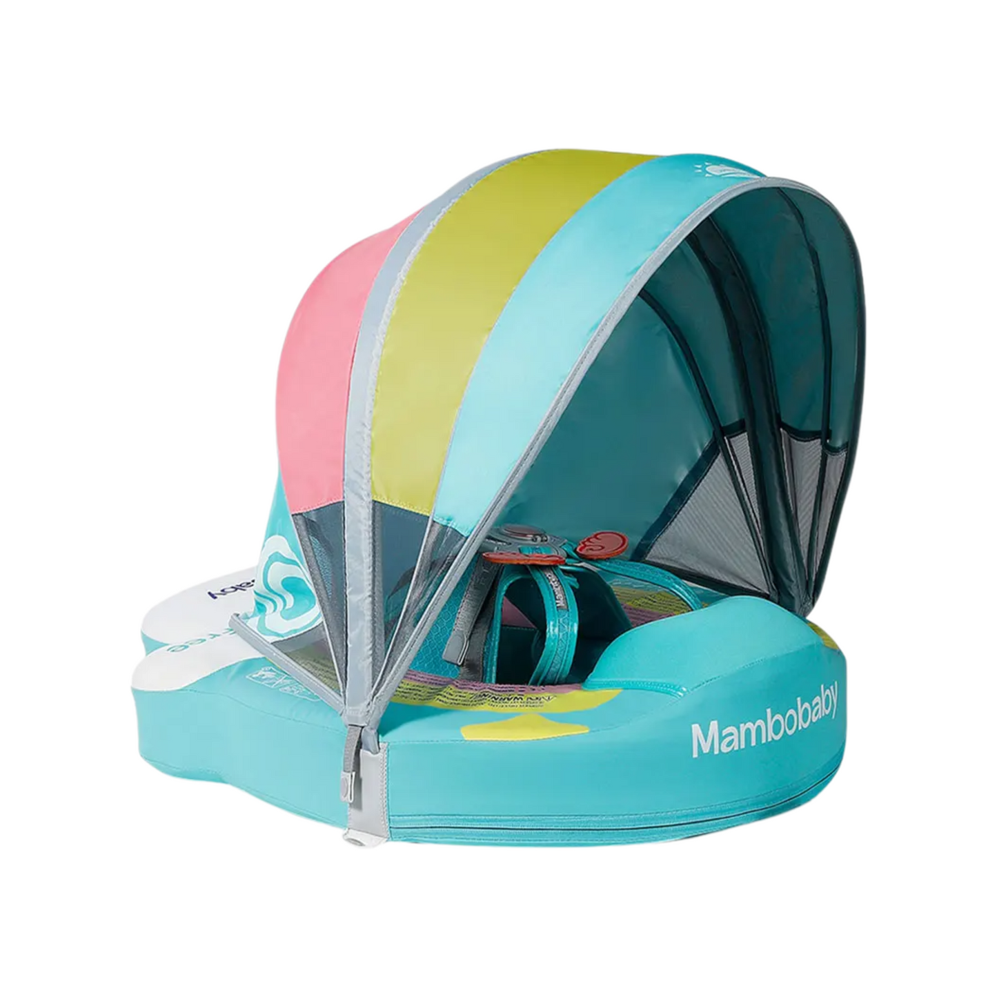 Safe Baby Swim Ring with Adjustable Support Deep Blue