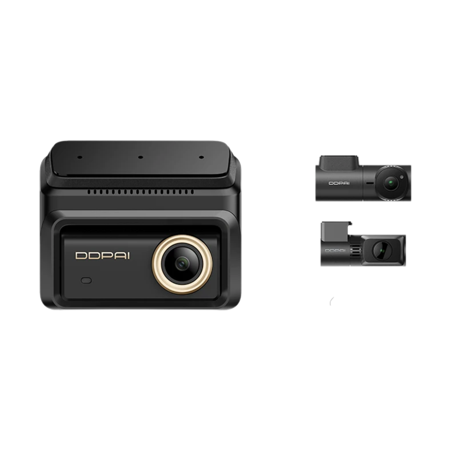 4K+2K Dual Dash Cam 3‑Channel 256GB SD