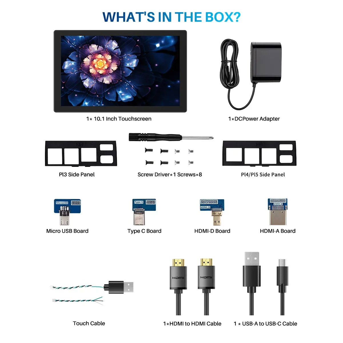 10.1 Inch Portable Touch Monitor 1920x1200 IPS HDMI Display