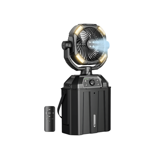 7L Bucket Misting Fan with USB Rechargeable Battery