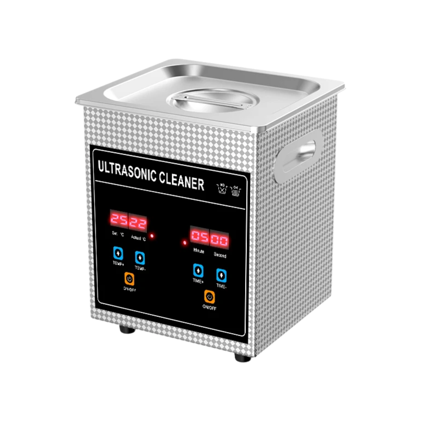 2L Digital Ultrasonic Cleaner 120W Jewelry and Coin
