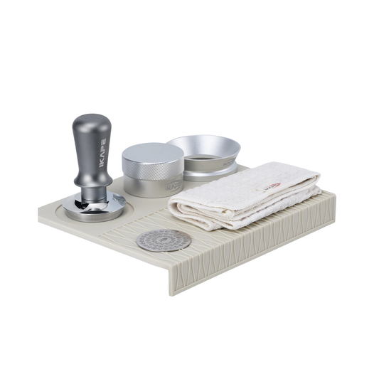 6 in 1 Silver 53.3mm Coffee Tamper and Distributor Set