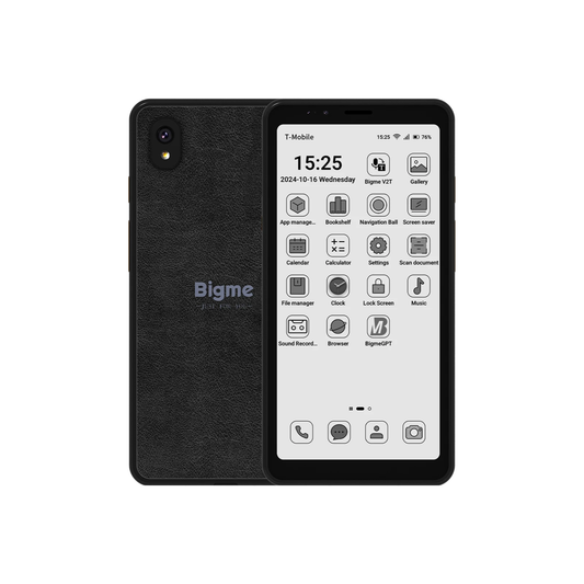 Portable E-Ink Smartphone 5.84 Inch Black White Display Android 11