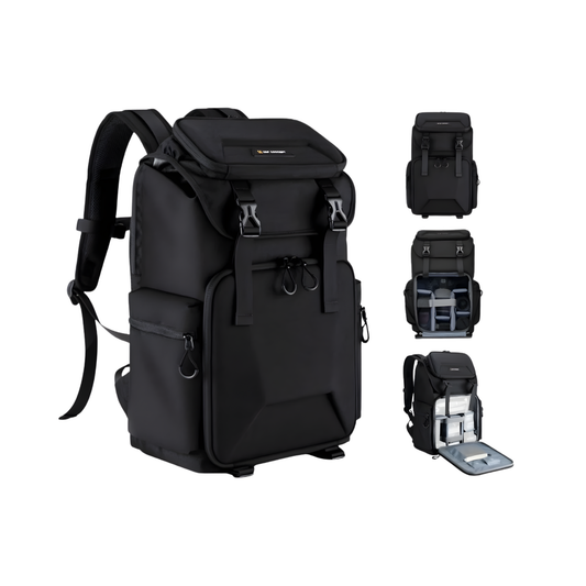 Portable 25L Photography Backpack with Padded Storage