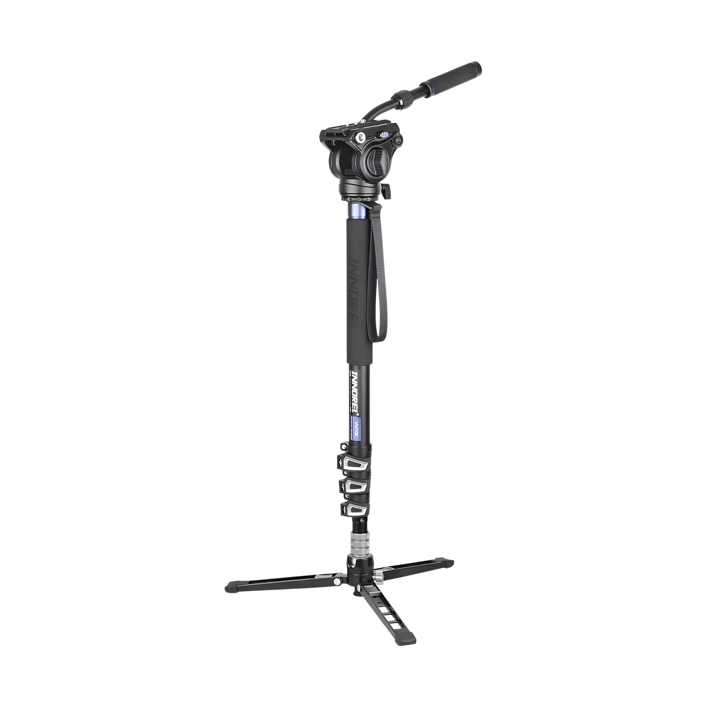 Professional Video Monopod Kit with Fluid Head Stand