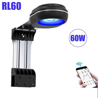 RL60 WiFi Aquarium LED Light Full Spectrum Reef Lamp Arm Kit