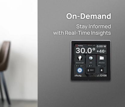 Smart Wall Thermostat with Colour Display and Device Control