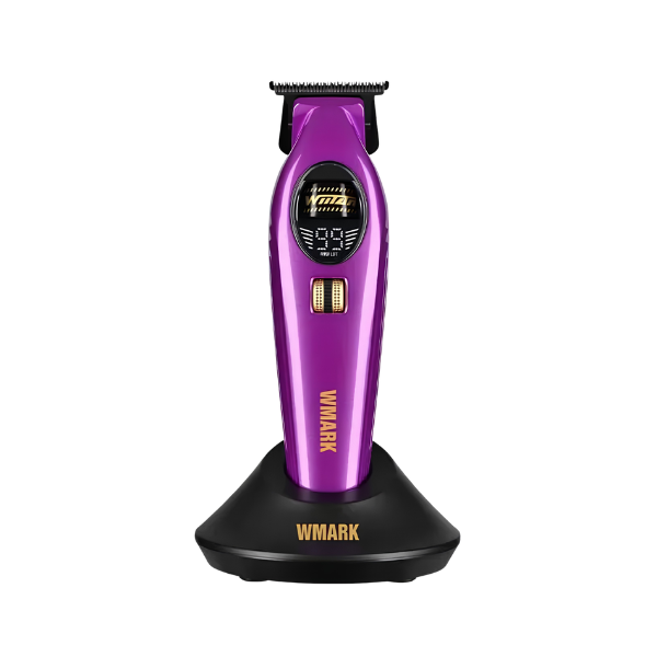 Professional Brushless Hair Clipper 9000RPM Dual Lever Purple