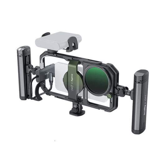 Universal Quick Release Phone Video Rig with Grip