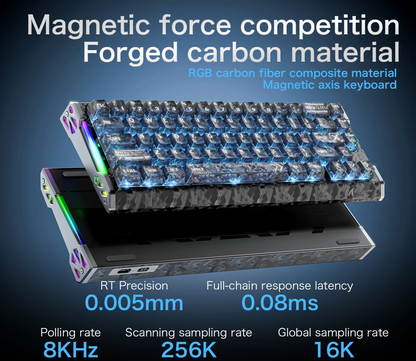 60% Hall Effect Gaming Keyboard 8000Hz Rapid Trigger