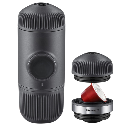 Portable Espresso Maker with Capsule Adapter Travel Coffee Machine