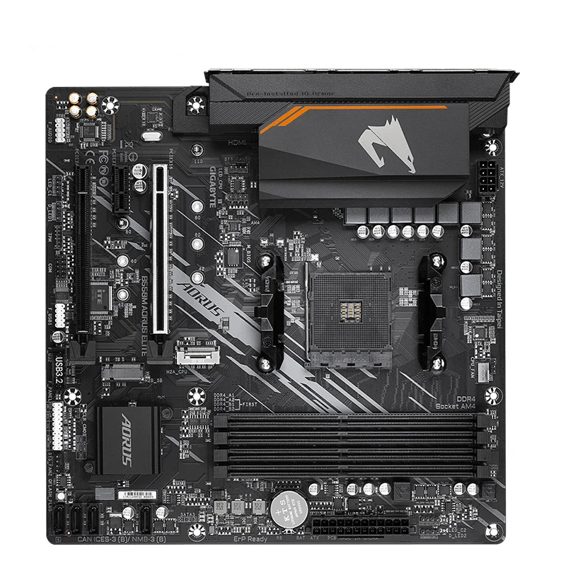 GIGABYTE B550M AM4 Micro ATX Motherboard for Ryzen 3000–5000 CPUs