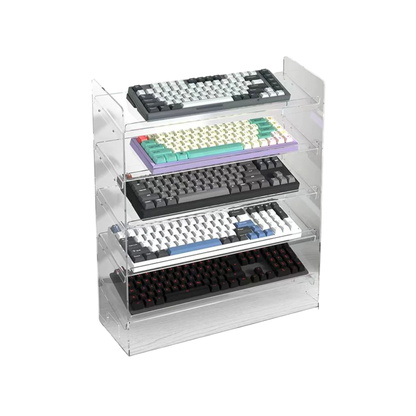 Desktop Organizer 5-Layer Acrylic Keyboard Display Rack