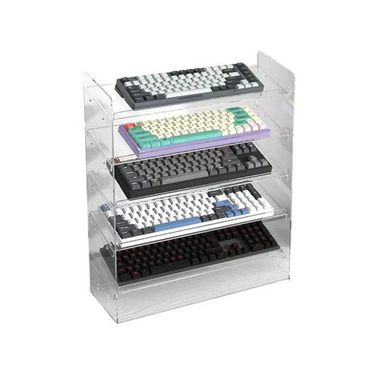 Desktop Organizer 5-Layer Acrylic Keyboard Display Rack
