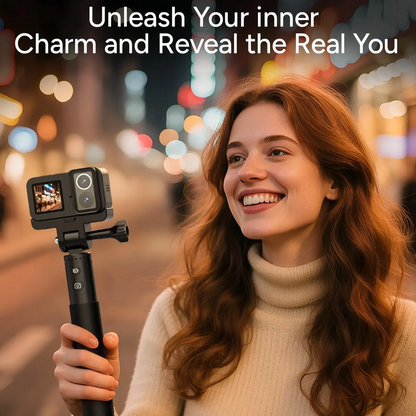 4K Dual Lens Action Camera with 64GB Memory Card