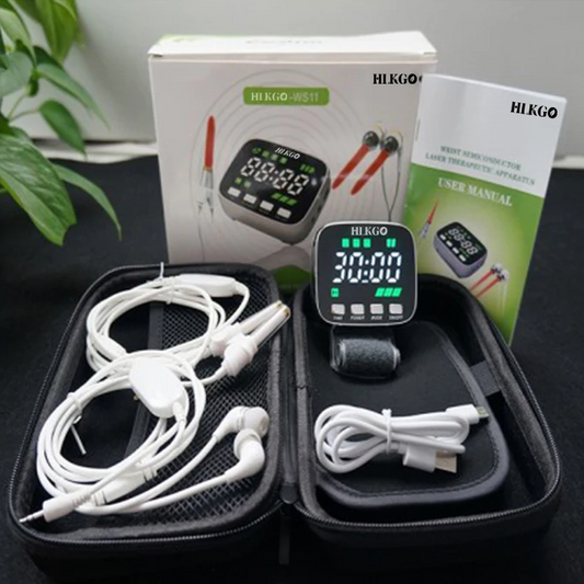 Rechargeable Laser Health Watch for Circulation and Wellness Support
