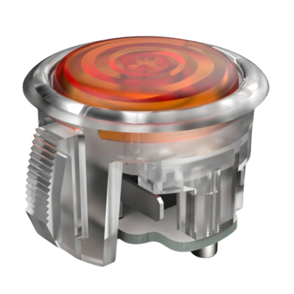 14PCS Hotswap Arcade Buttons 24mm 30mm Orange