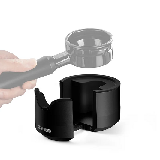 Bottomless Espresso Portafilter Holder with Anti-Slip Base