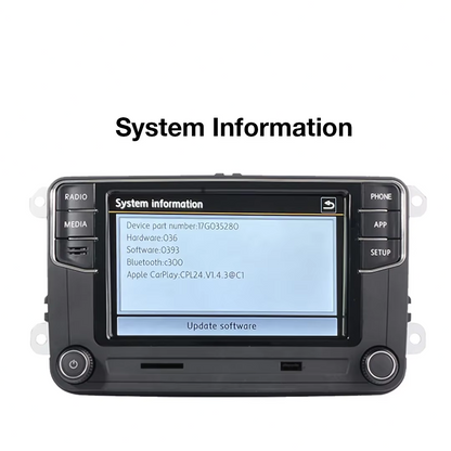 Wireless CarPlay Car Radio for VW Polo Golf Passat