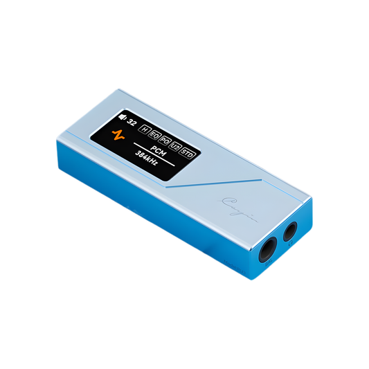 High Resolution USB DAC and Headphone Amp Light Cyan