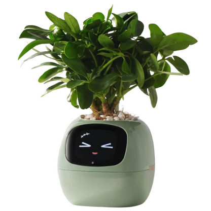 Smart Plant Pot with AI 49 Expressions and 7 Sensors