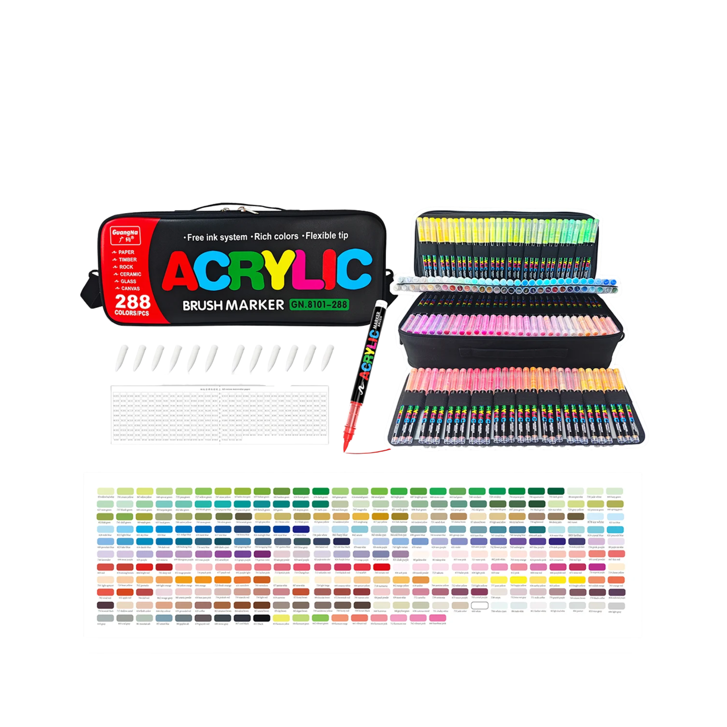 288 Piece Holiday Marker Set in Convenient Bag