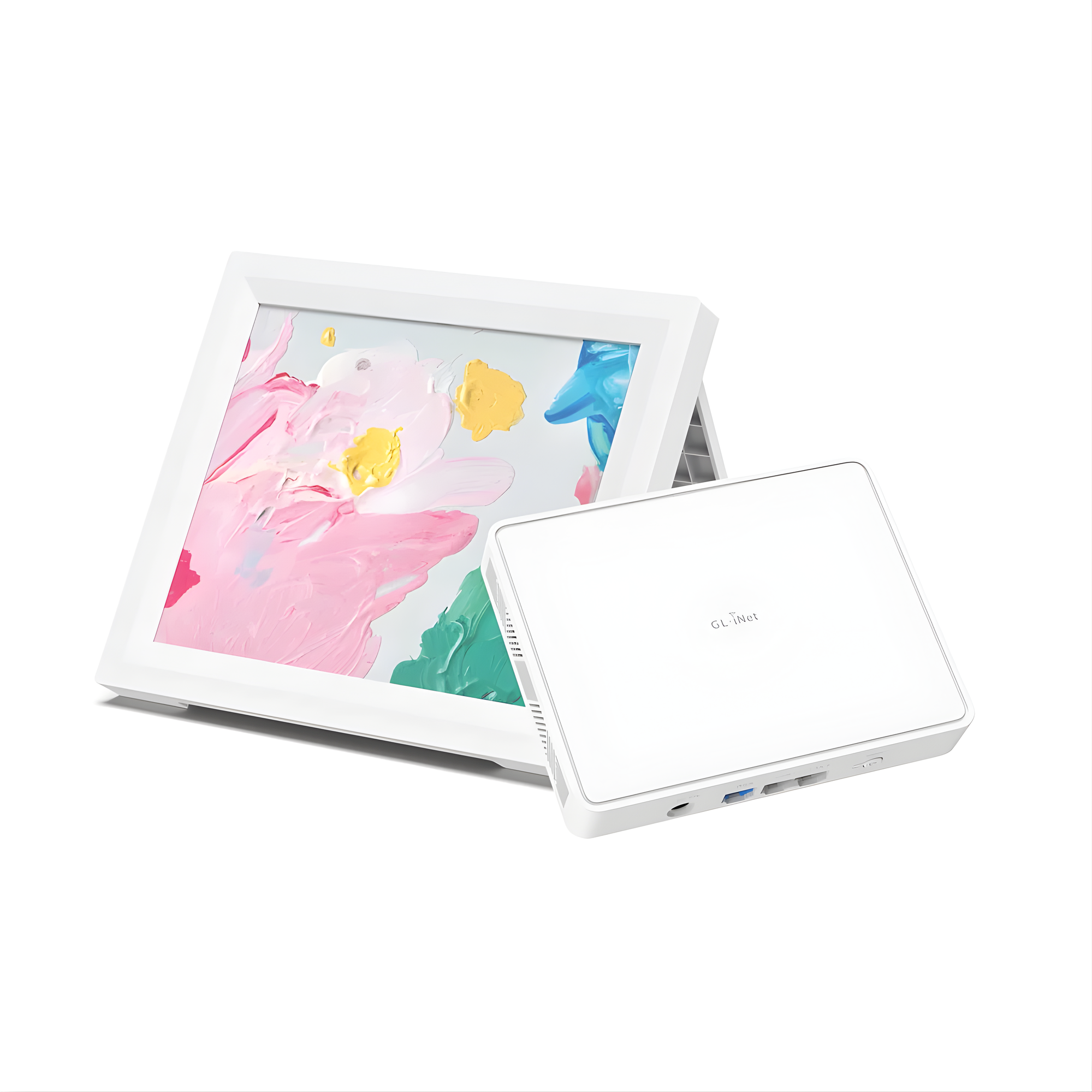 Wall-Mountable WiFi 6 Router with Photo Frame and Gigabit Ports ...