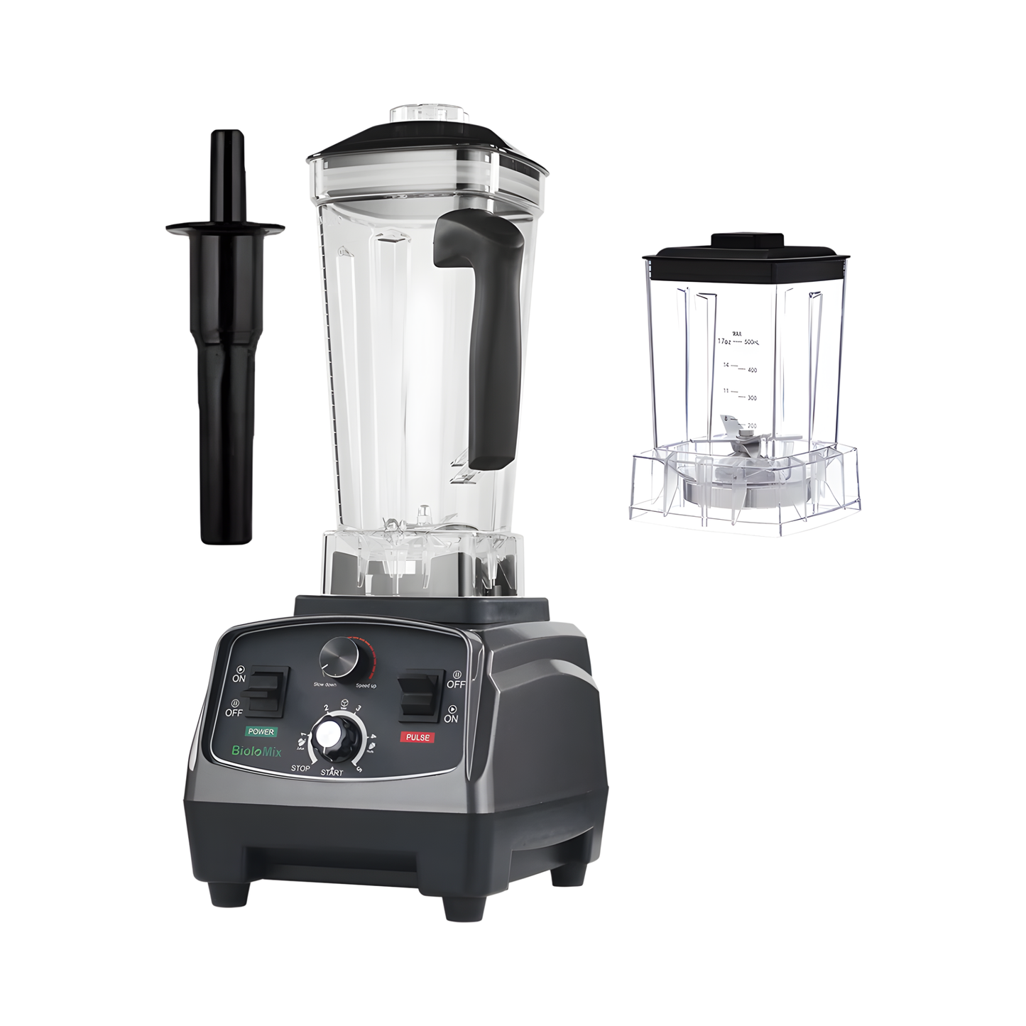 2200W Heavy Duty Blender with 500ml Dry Jar