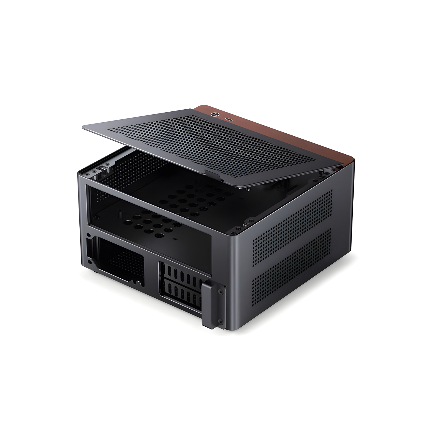 Black Ultra-Slim 4.5L Mini ITX Case for FLEX PSU
