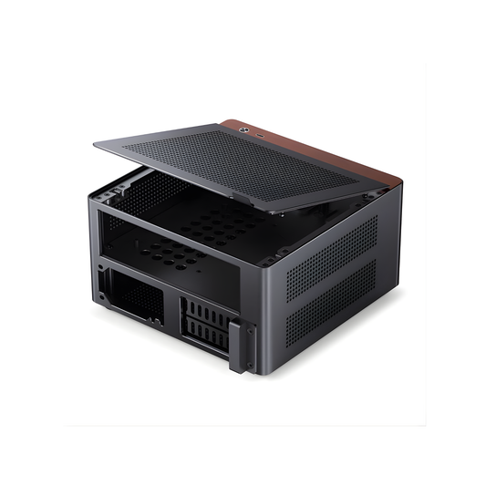 Black Ultra-Slim 4.5L Mini ITX Case for FLEX PSU