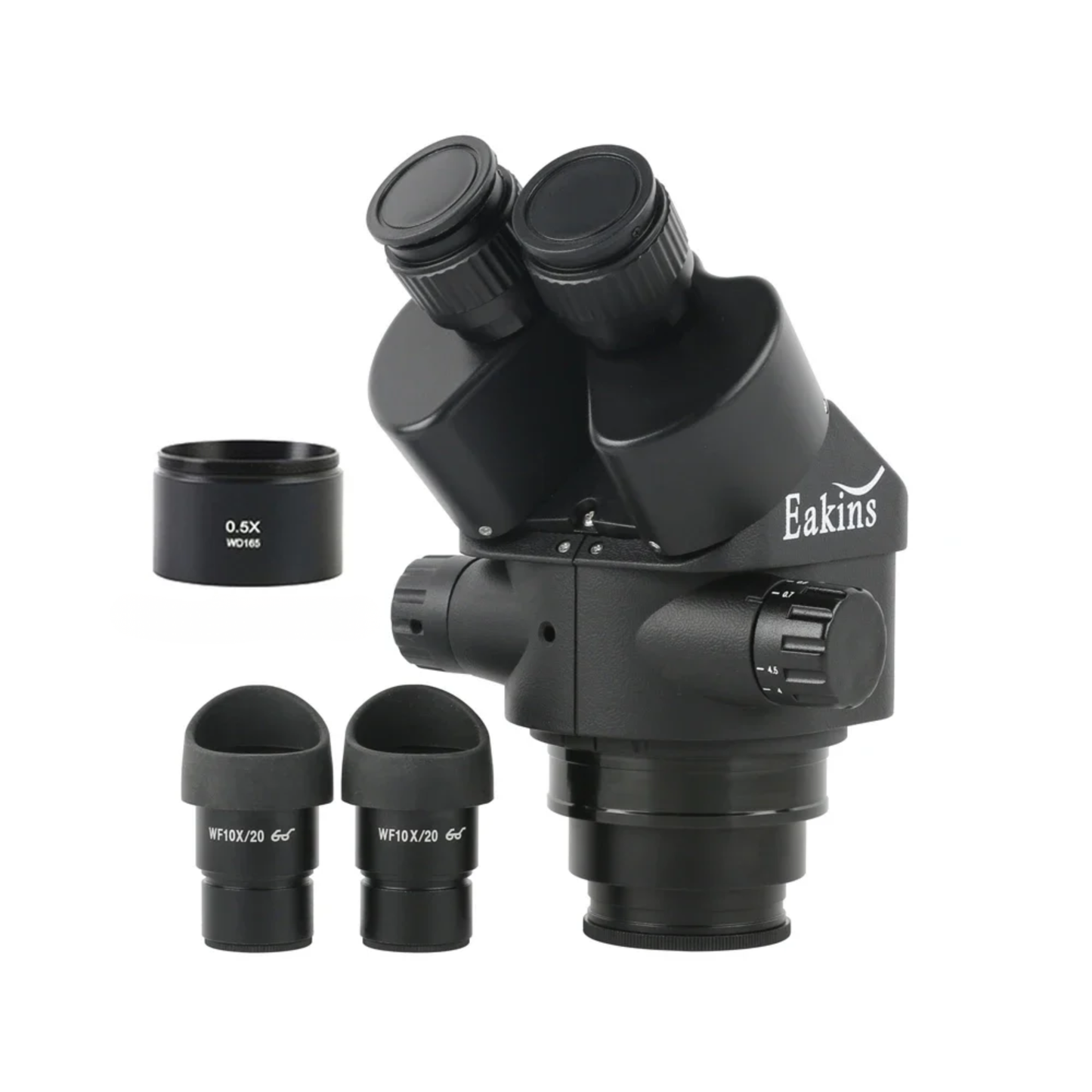 Professional Black Stereo Microscope 3.5 to 45X for Fine Detail