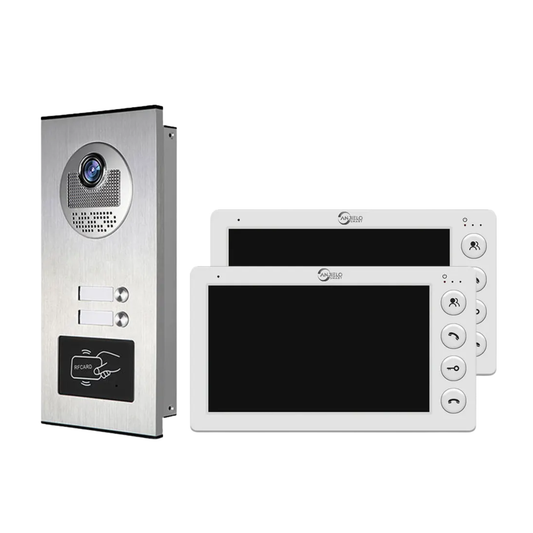 Multi-Unit 7 Inch Apartment Video Doorbell System