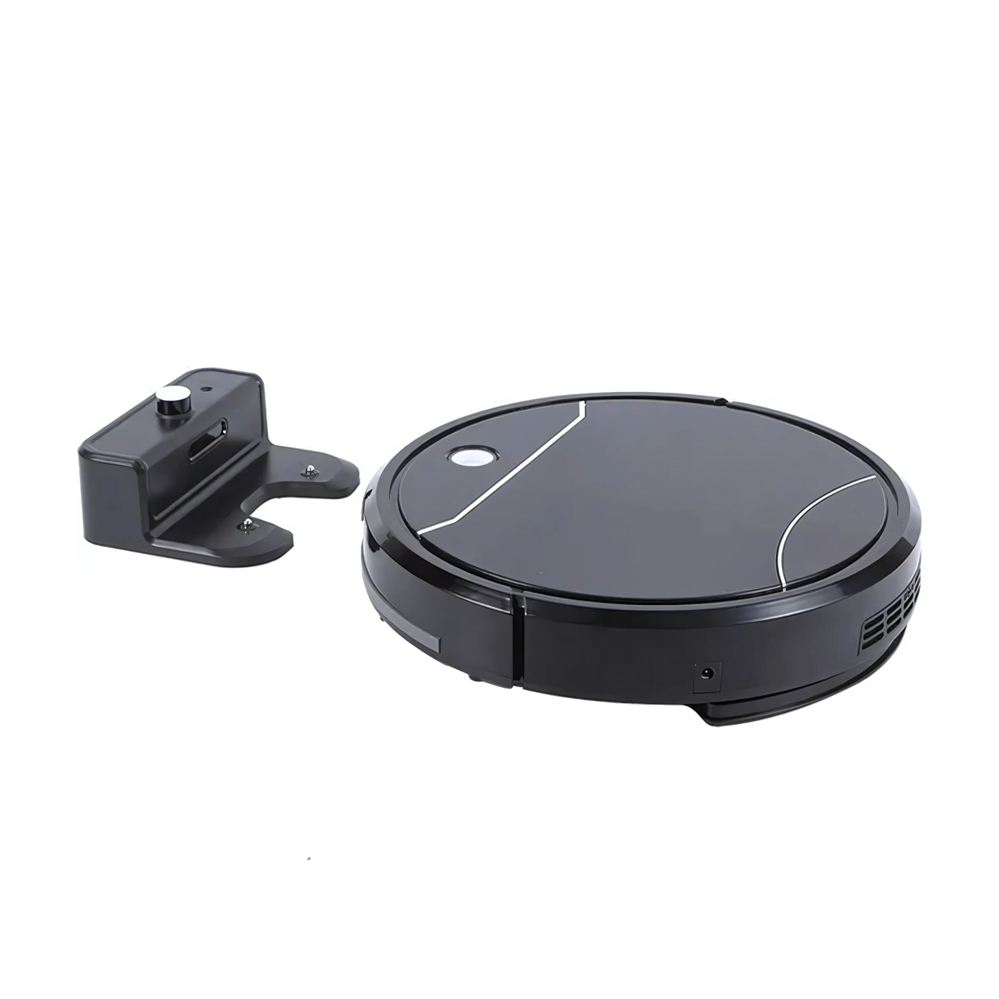 Smart Robot Vacuum Cleaner with Auto Charging Black