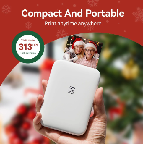 Portable Mini Wireless Pocket Photo Printer 2x3 Inch