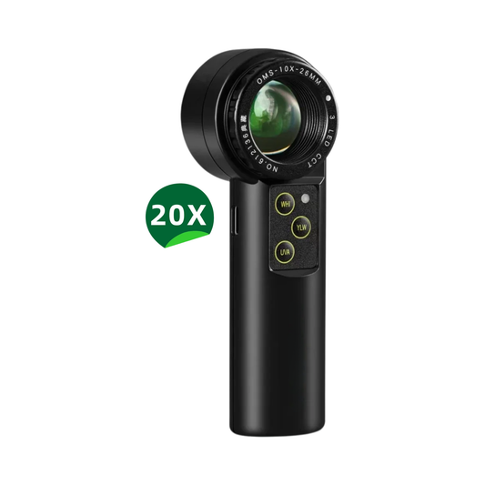 Portable LED Magnifier 20X for Watchmaking and Collectibles