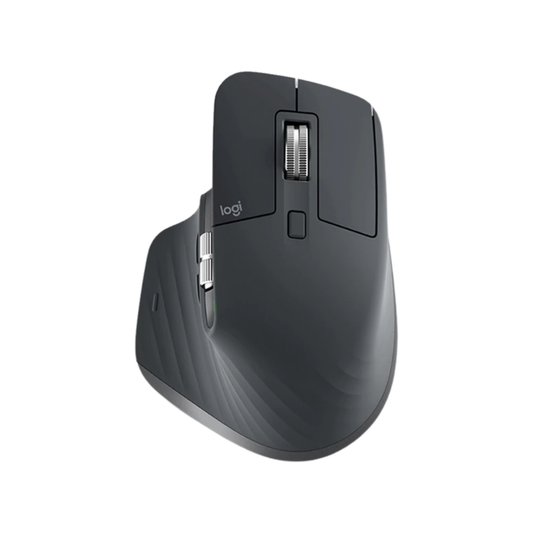 Ergonomic Black MX Master 3S Bluetooth Office Mouse
