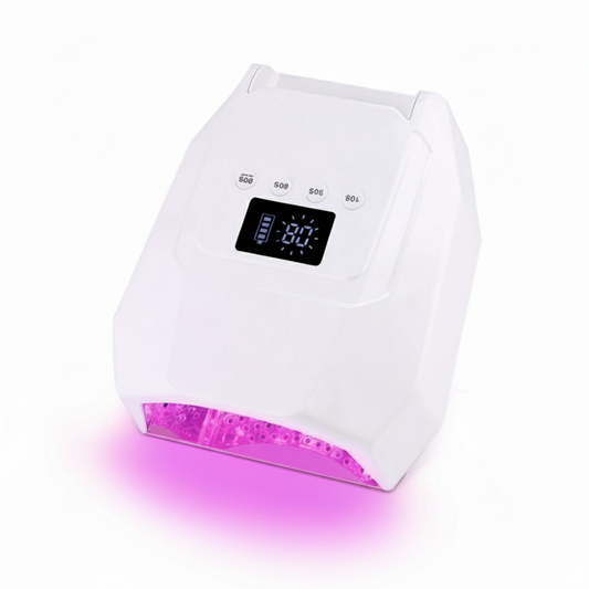 96W Cordless LED Nail Lamp White with Rechargeable Battery