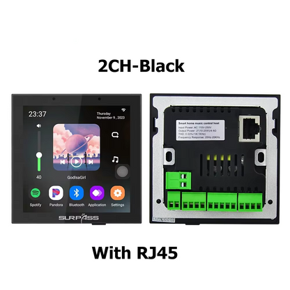 4-Inch Smart Wall Amplifier with WiFi Android 11 & Alexa