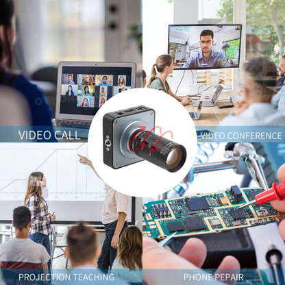 38MP HDMI USB Camera with 6-12mm Varifocal Lens