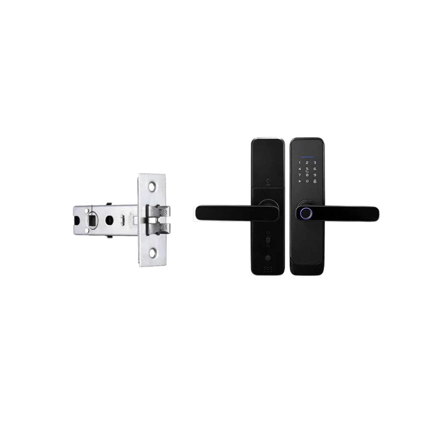 Digital Keyless Entry Lock Fingerprint Card Code App Control