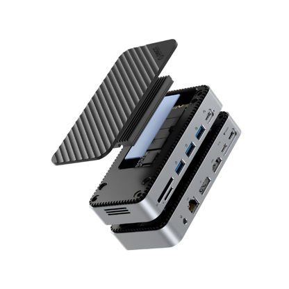 USB-C Hub M.2 NVMe SSD Enclosure Cooling Fan