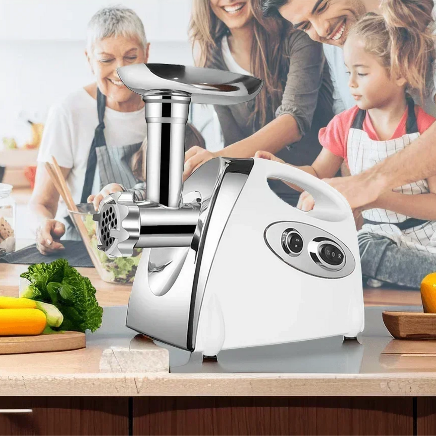 Heavy Duty Electric Meat Grinder with Sausage Filler