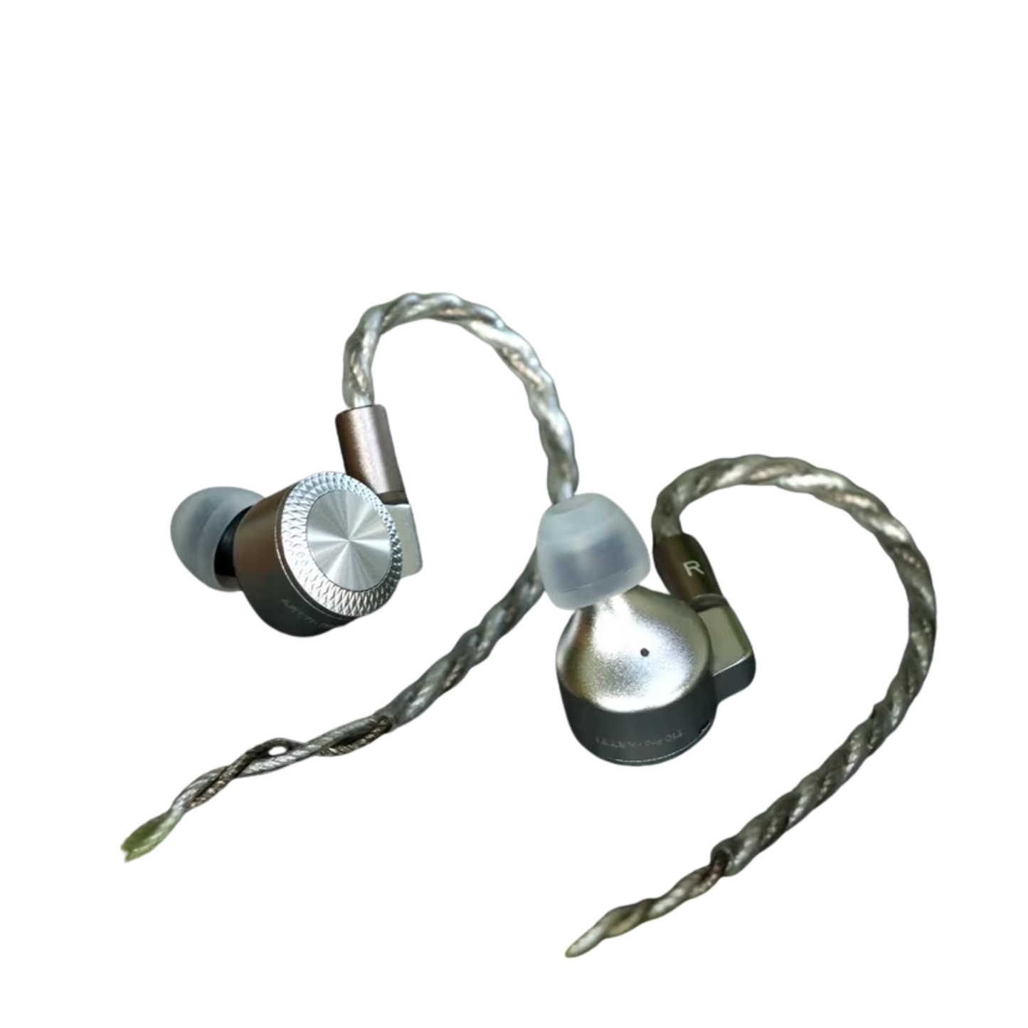 T10 PRO Silver In-Ear HiFi Earphones with Planar Driver