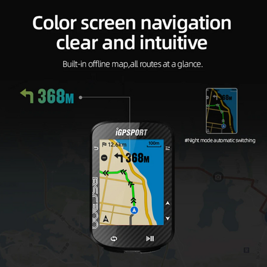 Wireless Cycling GPS Computer with Multi-Sensor Tracking