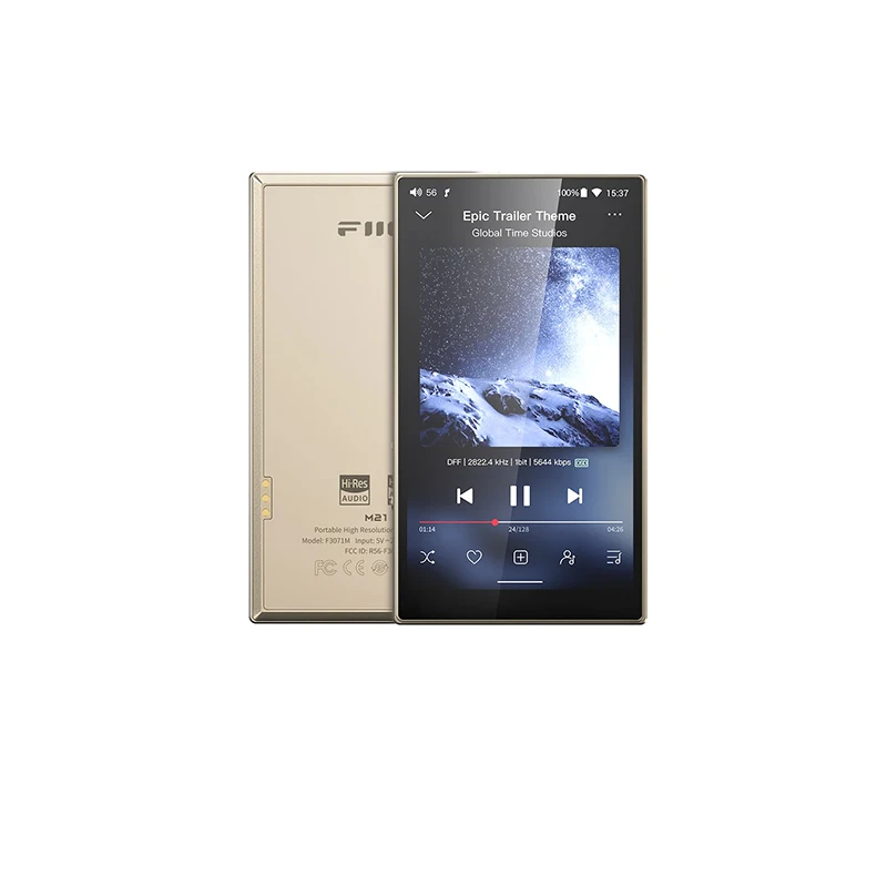 Titanium Gold Hi-Res Audio MP3 Player Bluetooth LDAC