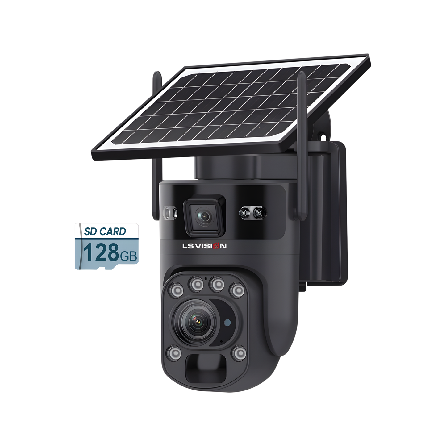 4K 4G Solar PTZ Security Camera 128GB